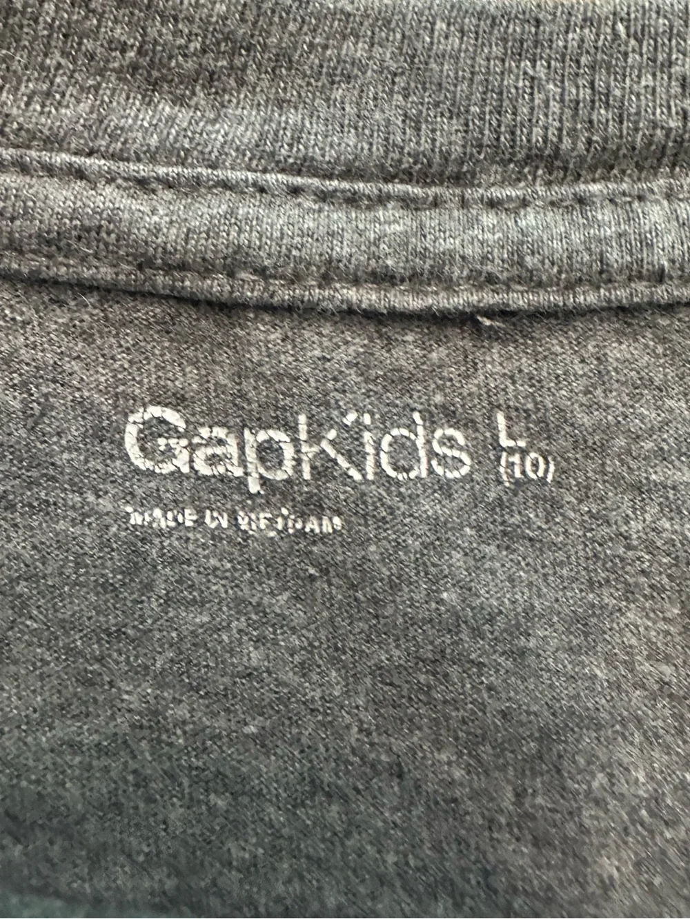 GAP Gray Kids T-Shirt with Red and Black Football Graphic